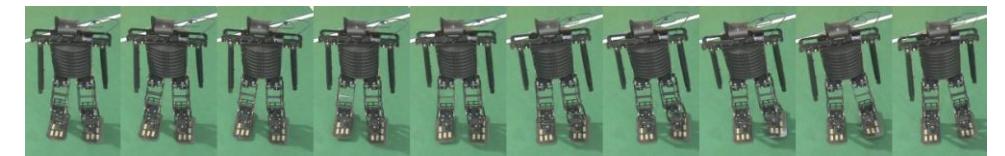 Fig. 7-3 Turning image sequence