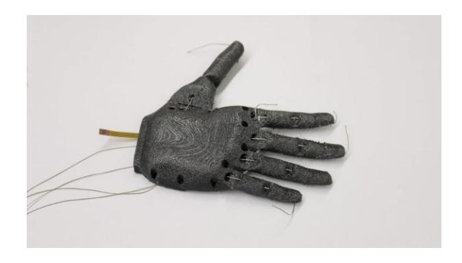 Design of the hand (under construction, Nov. 2016).