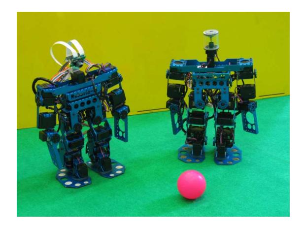 Leonardo and Galileo in the two camera configurations.