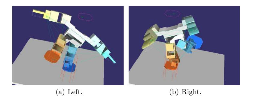 RRT motion planning single support swap.