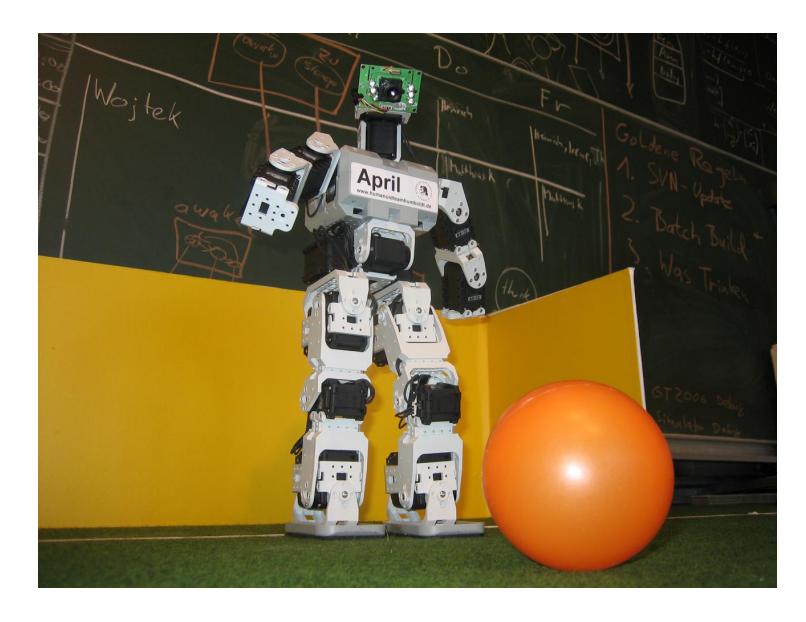 Fig. 1. Robot April.