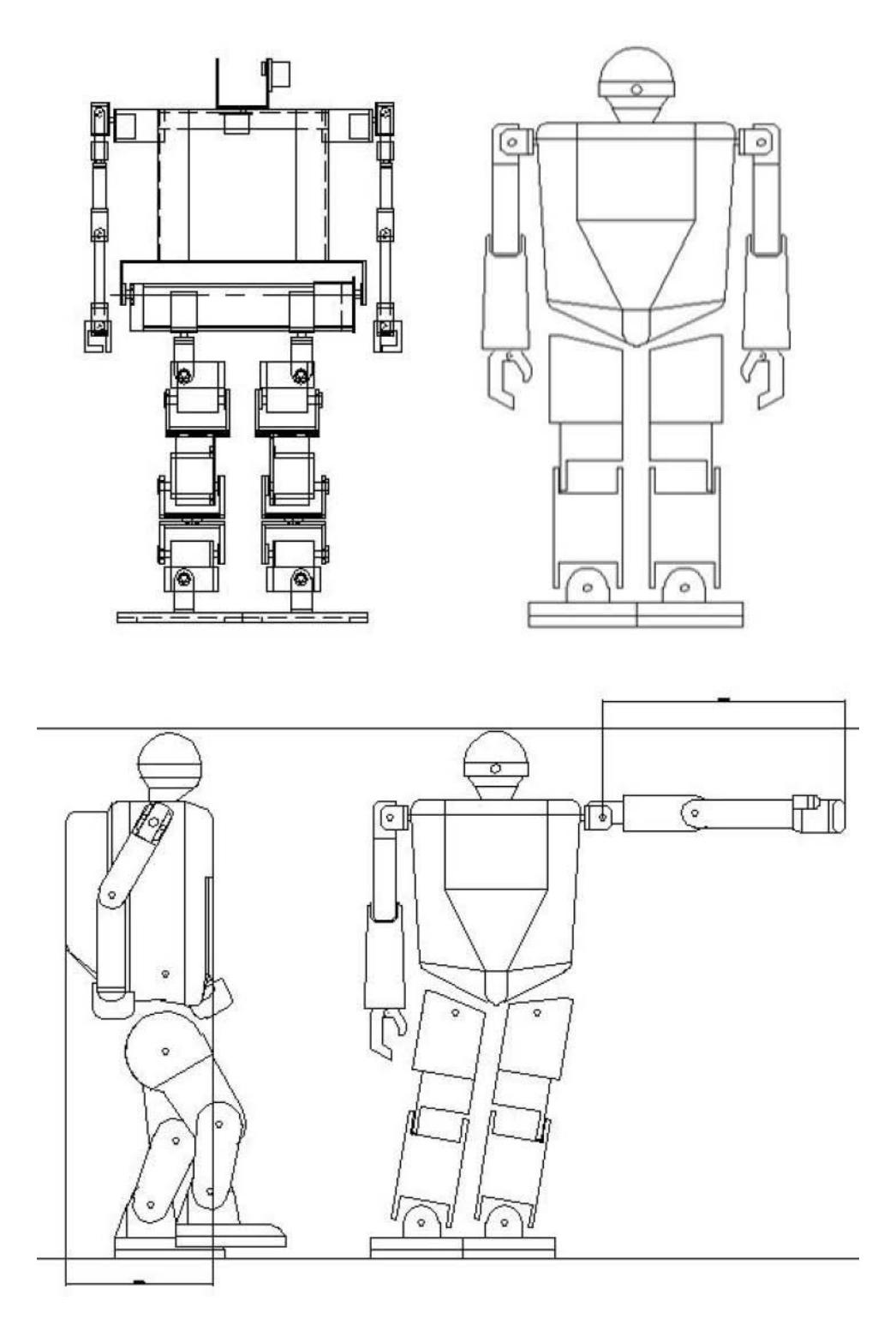 Fig.1. Draft of NiciCO design in different views