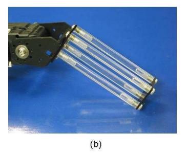 Fig. 4. (b) Perspex used on lower arms of RO-PE-V.