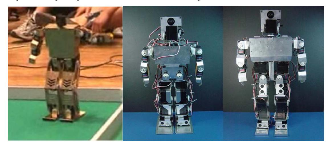 Fig. 1. MOS-1 (left), MOS-2 (centre), and the newly developed MOS-3 (right)