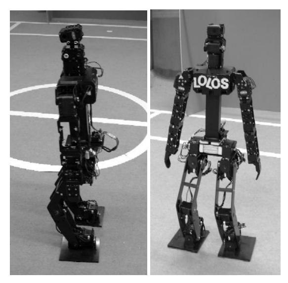 Fig. 1. Mechanical construction of the Robots
