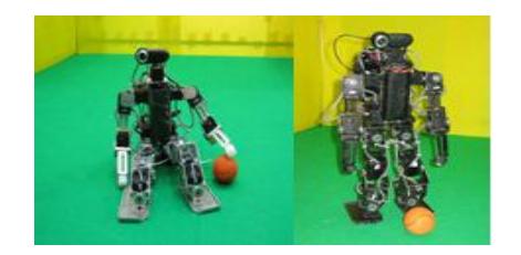Fig. 1. KM-Series for RoboCup 2009 Humanoid League