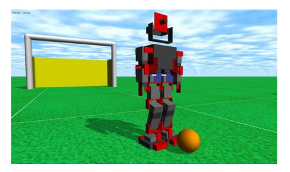 Fig. 2. The ODE simulation of a RoboPatriot