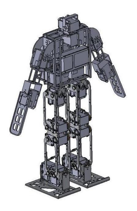 Figure 2: Robot's mechanical sketch