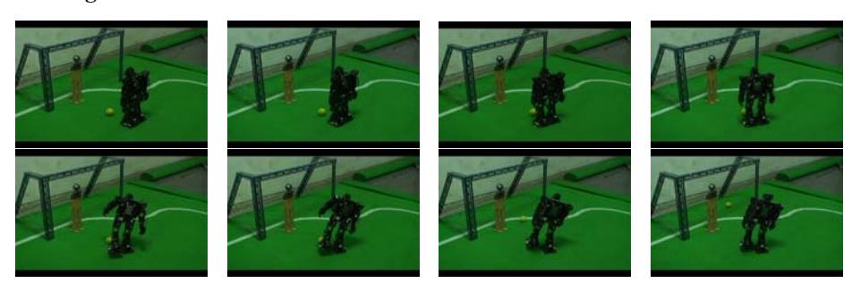 Kicking ball