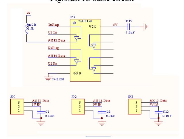 Fig.7.AX-12 connector circuit