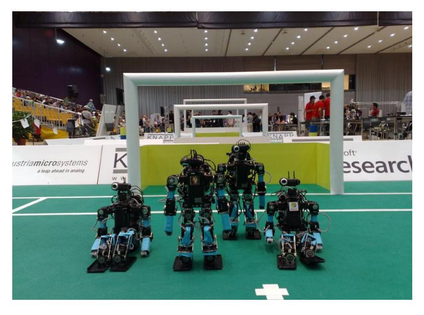 Fig. 1. *KM-Series* at RoboCup 2009