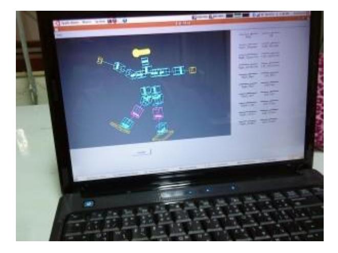 Fig. 4 Motion editor program