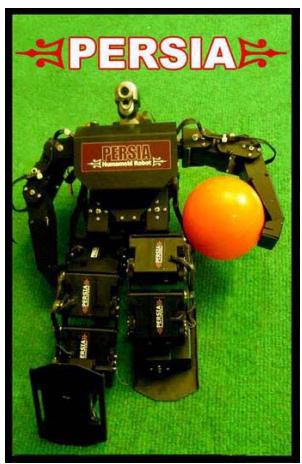 Fig. 1. Photograph of the implemented Persia humanoid robot