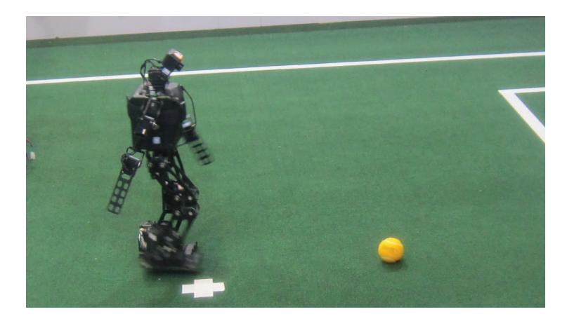 Fig. 1. Wukong is approaching the ball