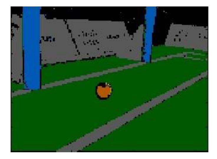 Fig. 4. Visualization of the color segmentation