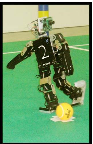 Fig. 1. Photograph of the implemented Persia humanoid robot
