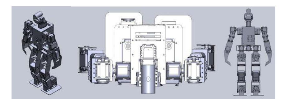 Fig. 2. Mechanical design of HIWIN MAN