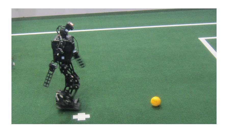 Fig. 1. Wukong is approaching the ball