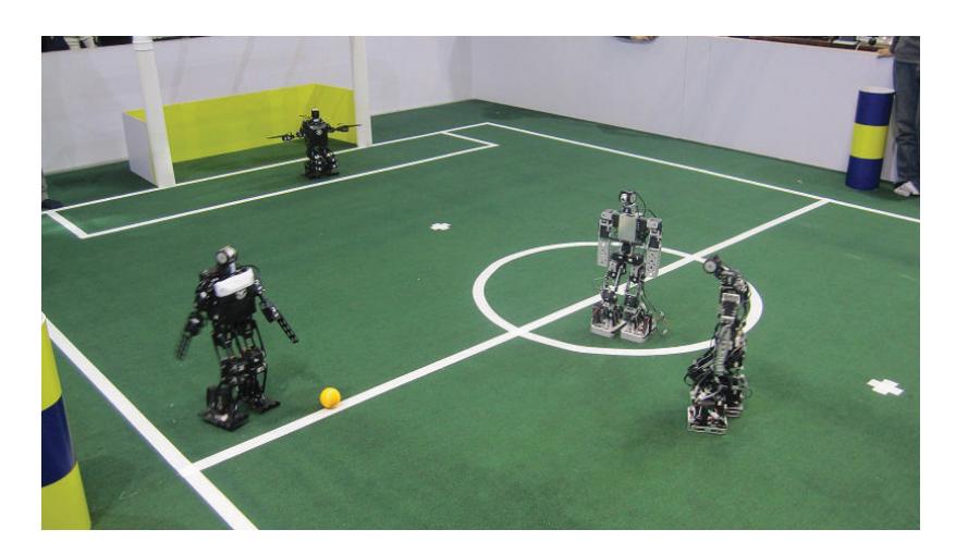 Fig. 2. The goalkeeper and the attacker