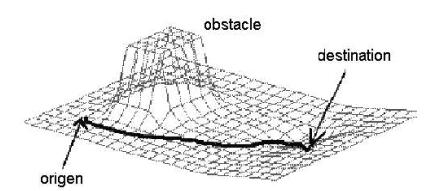 Fig. 3. Example of Potential Field