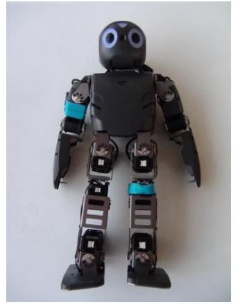 Physical measurements of the robots. (a) DARwIn, (b) Bioloid.