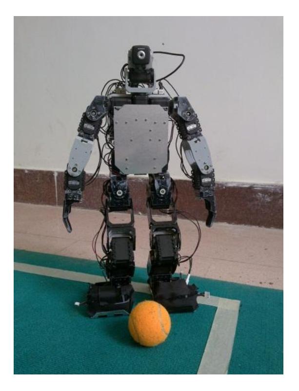 Fig. 1. UURT Humanoid KidSize Robot