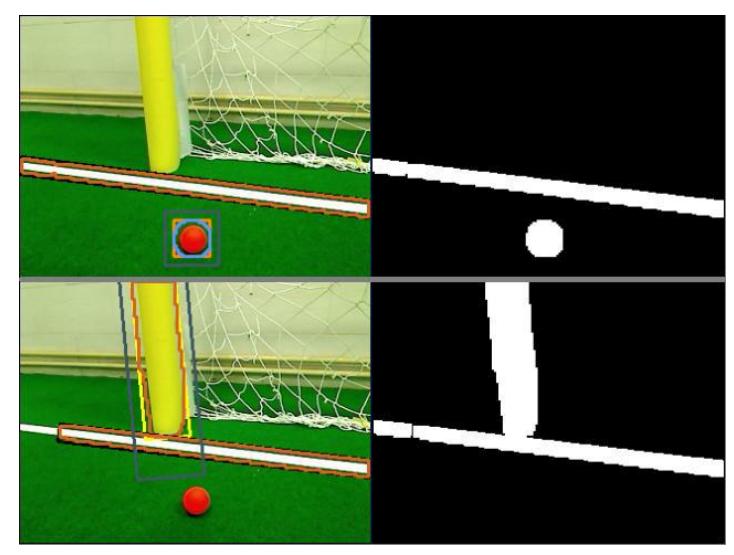 **Figure 4.** Ball and goal detector