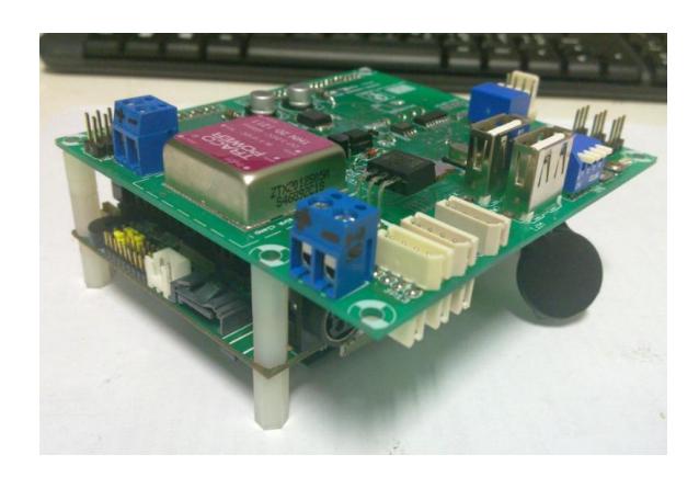 Fig. 5. New locomotion module board.