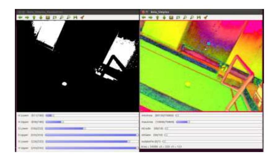 Fig. 2a) Color filter 2b) Field filter