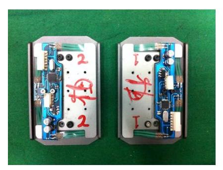 Figure 4. Mechanical dimensions and the FSR sensors on the soles of feet
