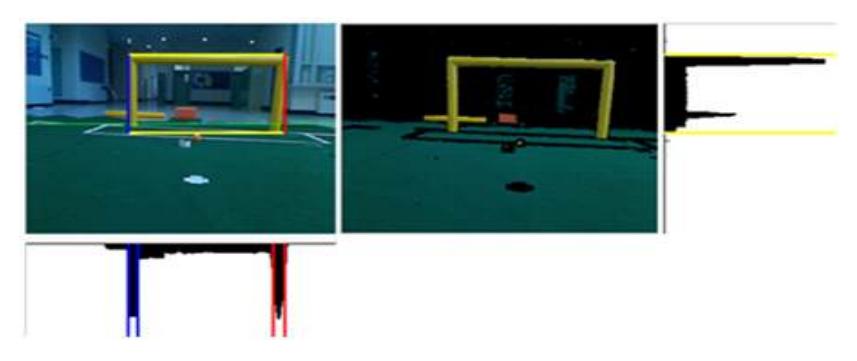 Figure 5-1.3 Goal horizontality, Verticality Projection