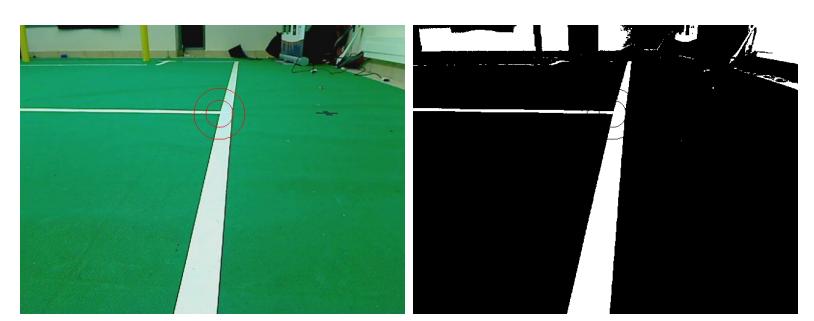 Line Detection (Before and After).
