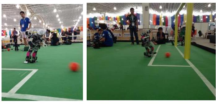 Figure 2. Situation around the field of robot soccer in RoboCup 2014.