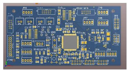 Fig. 1. Powering board