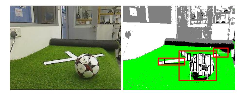 Defined windows of interest on image for processing