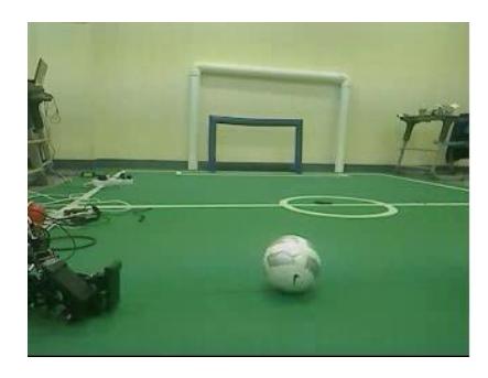 Fig. 5. Detecting the Ball with the Circle Detection