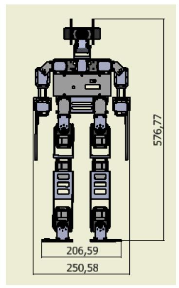 Fig. 6 Mechanical design of Barelang FC.