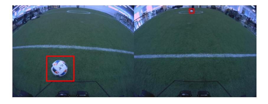 fig. 6. Detection with the ball in 2016