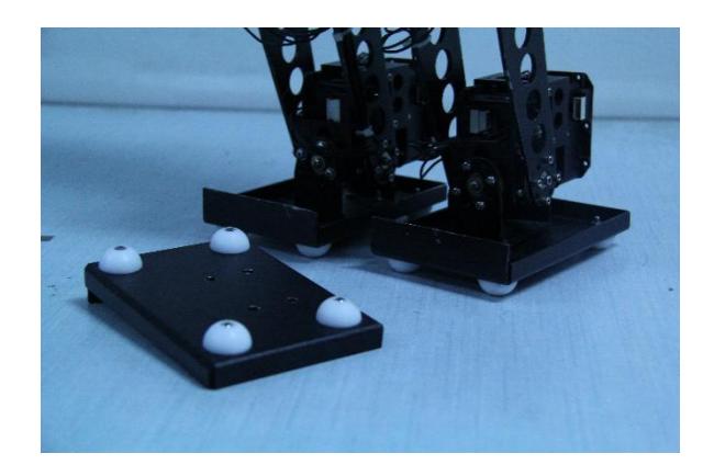 Fig. 6. The installation of nail foot