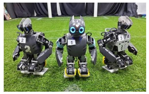 Fig. 2. ICHIRO-1 robot which is the modification of Darwin OP