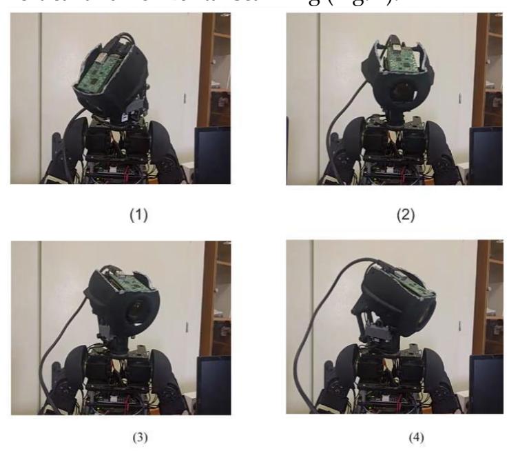 Figure 7: The robot turn his head