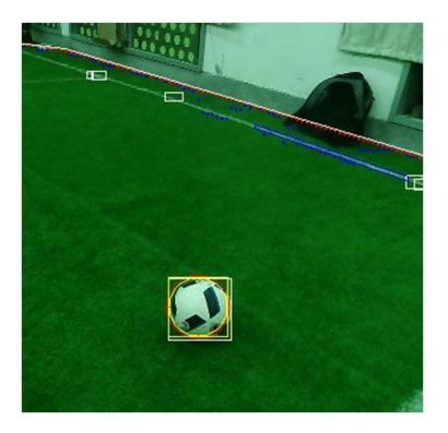 Fig. 7. Ball Detection