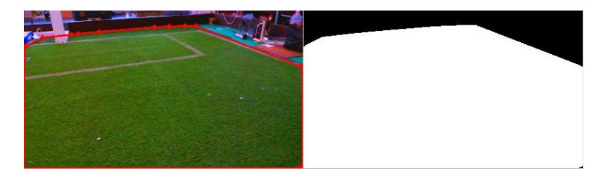Fig. 4: Field detection in EROS Robot