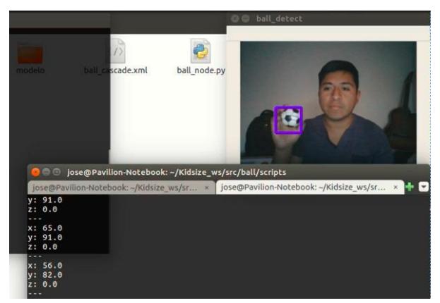 5. Ball detection test