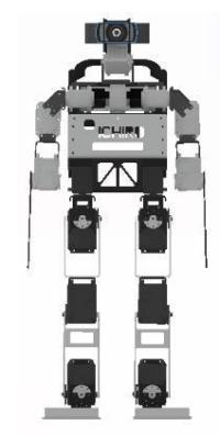 The CAD design and a picture of robot: (a) Arata, (b) Ithaaro