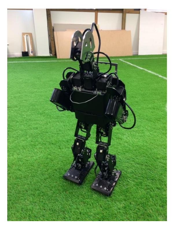 Fig. 1. The global shape of the robot (with some our changes).