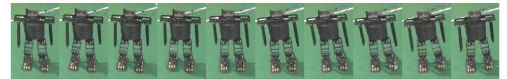 Fig. 7-3 Turning image sequence