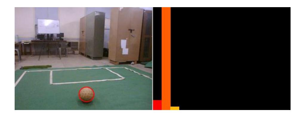 Fig. 5. Ball Detection