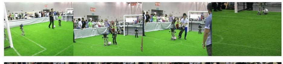 Fig. 4. Participation in RoboCup 2015 (up) and 2016 (down), respectively.