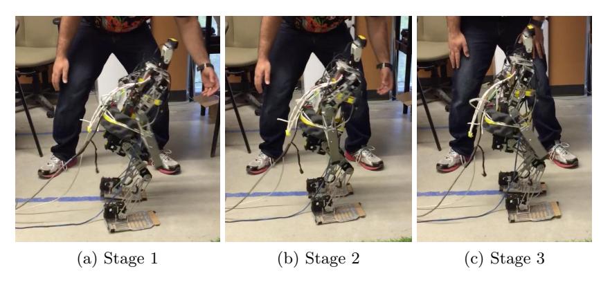 Fig. 4: Push, Reaction, and Recovery.
